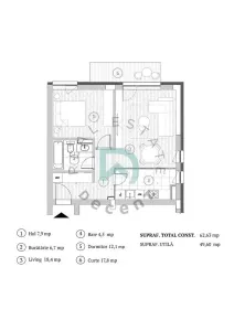 Apartament 2 camere de vanzare + curte proprie - Ansamblu rezidential nou, Sibiu - foto 4