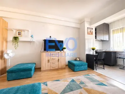 Apartament 1 camera, 32mp, complet mobilat utilat, Complex Nou, Octav Bancila - Iasi