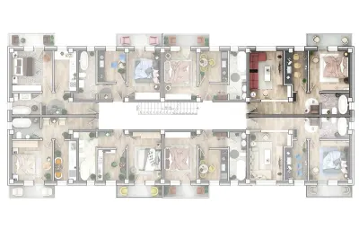 C3 Apartament 2 camere  D  50 mp  ASTORIA Lunca Cetatuii 2027 - foto 6