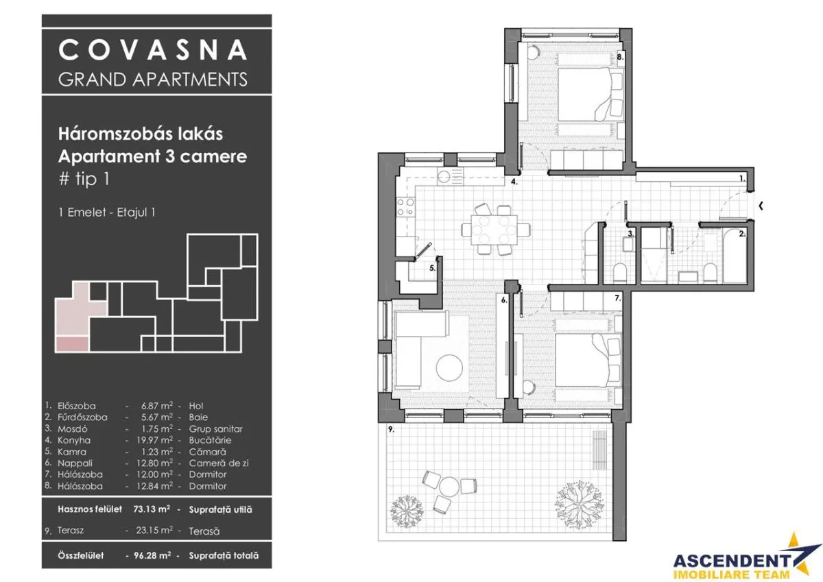 Spatiu de exceptie:Proiect aparthotel/ rezidential, Central, Covasna - foto 7
