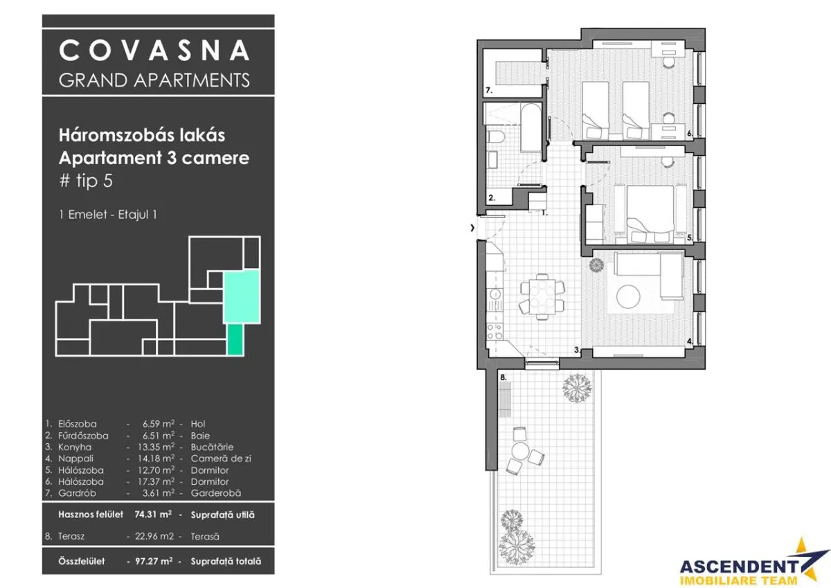 Spatiu de exceptie:Proiect aparthotel/ rezidential, Central, Covasna - foto 10