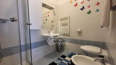 Apartament cu 3 camere,2 bai,mobilat,etaj 1,Dumbravita Kaufland - foto 16