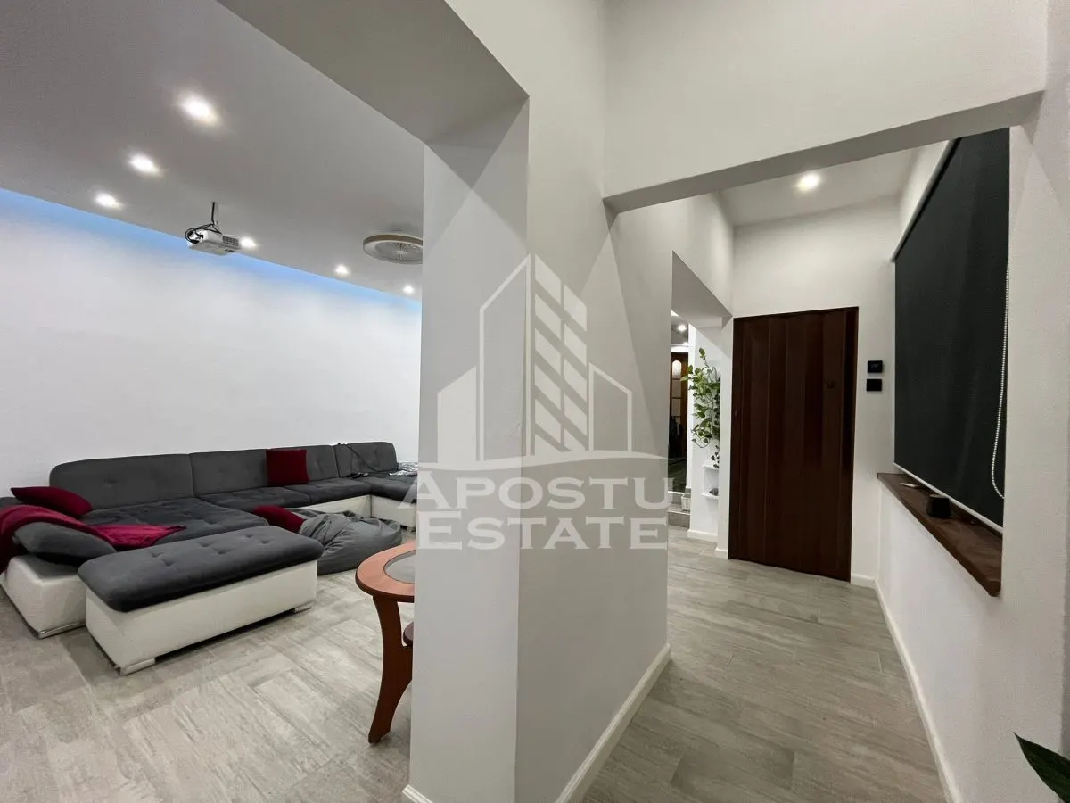 Casa individuala, 6 camere, 3 bai, garaj,acces auto, teren de 411 - foto 4