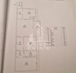 Apartament cu 3 camere, decomantat, etajul 2 , zona Spitalul Judetean - foto 18