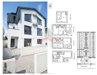 Vila tip duplex P+2E+M,161 mp + 1 parcare,Cittadella Garden, Str. Apeductului Nr. 1E Chiajna - Chiajna