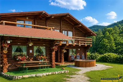 FILM!Resedinte montane,mobilate,echipate, jacuzzi,piscina,pretios areal,Sambata de Sus - Sambata de Sus