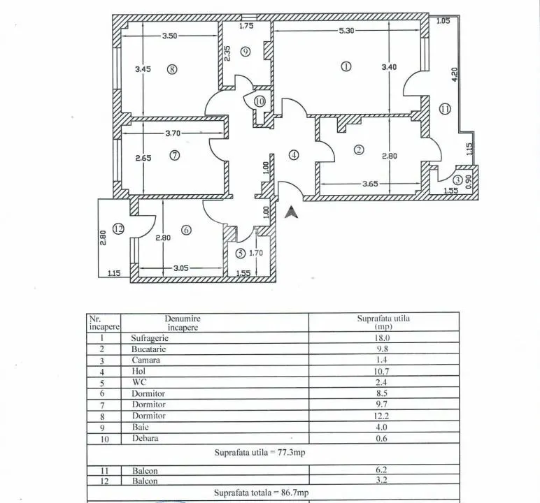 Apartament spațios 4 camere | Prundu | Confort, liniște și acces rapid - foto 1