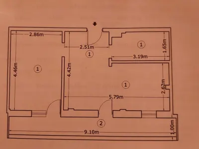 Vânzare apartament 2 camere | N Grigorescu- Trapezului | bl 2017 | spatios si luminos | - foto 17
