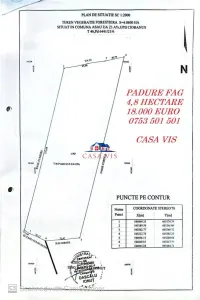 Padure de vanzare in jud Bacau zona Asau - Onesti