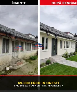 Casa in Onesti cartie 6 Martie, 69000 euro - Onesti