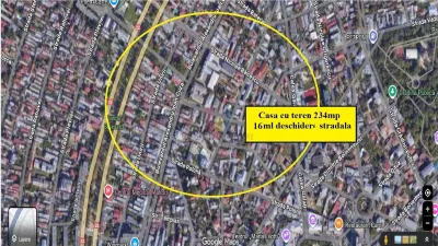 C.Galati  Politia Circulatie Casa caramida teren=234mp, 16m front stradal - Braila