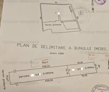 CENTURA 15E/mp , intravilan de constructii - 10.000 mp deschidere 20mp - foto 2