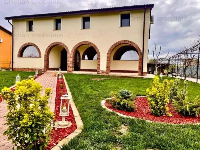 SUPERB  Vila P+1, MODERNA, 220mp construiti, teren1000mp, la 10km de Braila - Pietroiu