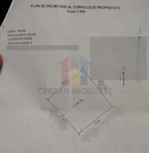 Teren in Suprafata de 470 mp, Deschidere 15 m, zona Excelenta  Chercea - foto 4