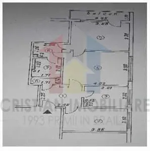 Spatios 90mp 4 cam conf 1 decomandat C Galati-Plantelor - Braila