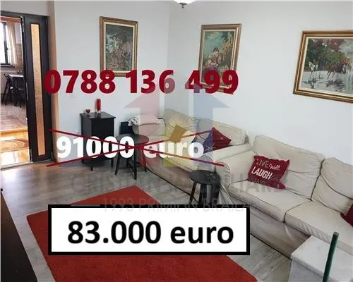 URGENT! Partial Mobilat - Utilat, 3 camere, 75 mp, Bariera,etaj 6 - foto 2