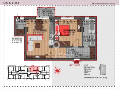 Apartament 2 Camere la Cheie | Oltenitei | Zona Linistita - foto 6
