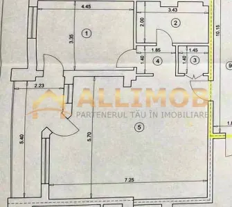 Apartament spatios 2 camere, zona centrala - foto 11