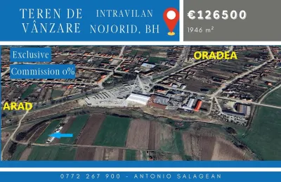 Antony Estate | Teren intravilan de vânzare - Nojorid, Crompiste - Nojorid