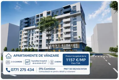 Antony Estate | Apartamente NOI - 0% Comision - Oradea