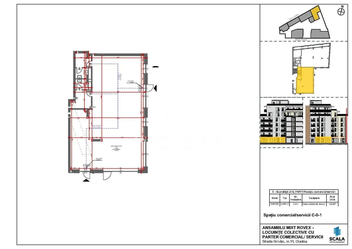 Antony Estate | Spatiu comercial central in ansamblul Scala Cetate - C-0-1 - Oradea - foto 1