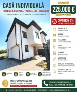 Casa individuala-Prelungirea Ghencea-Margelelor langa STB -225000E tva inclus - Comision 0! - Bragadiru