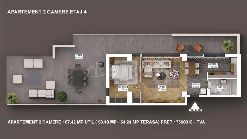 Apartamente noi de 2 si 3 camere zona Sisesti - foto 10