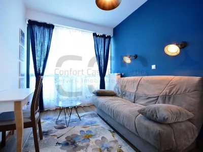 Pipera - Rond OMV, 3 camere , LUX, loc parcare  mobilat modern, centrala termica - foto 10