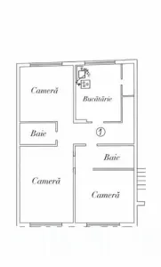 Apartament 3 camere decomandat, BRD Marasti - foto 3