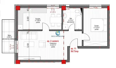 Apartament 2 camere spatios in Europa - foto 2