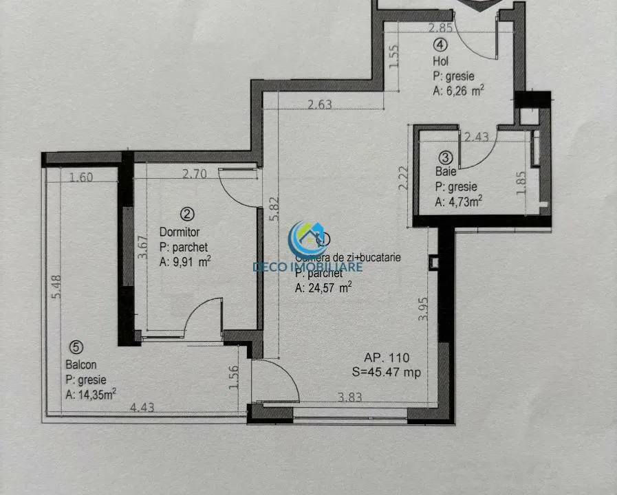 Apartament 2 camere, terasa si parcare, Parc Gheorgheni - foto 13