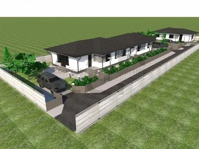 Domnesti - Complex 3 case individuale - curte 500 mp - foto 19