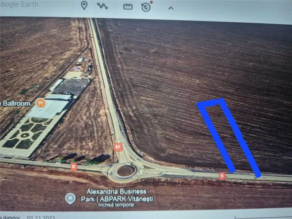 Teren extravilan deschidere 36m liniari vis a vis de Dedeman - foto 1
