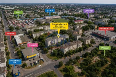 RAHOVA Pucheni langa posta 64 mp | Etaj 2/4 - Bucuresti