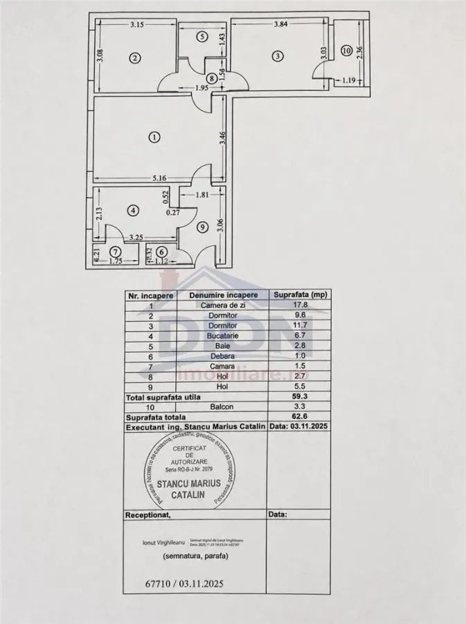 RAHOVA Pucheni langa posta 64 mp | Etaj 2/4 - foto 2