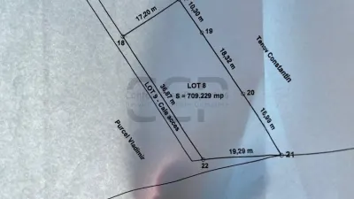 Campul Pipera - Teren 709 mp cu deschidere la lac - Bucuresti