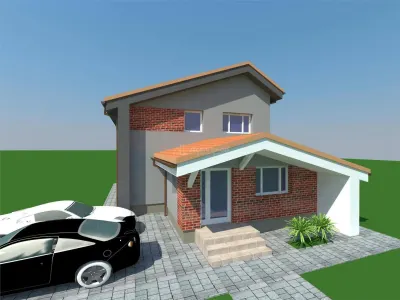 Casa la rosu - Constructie 2025 - Mintia - foto 2