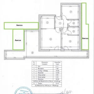 3 camere - apartament NOU - TERASA - Centrala proprie - Parcare - foto 20