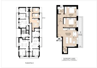 3 camere imobil nou Theodor Pallady - Bucuresti