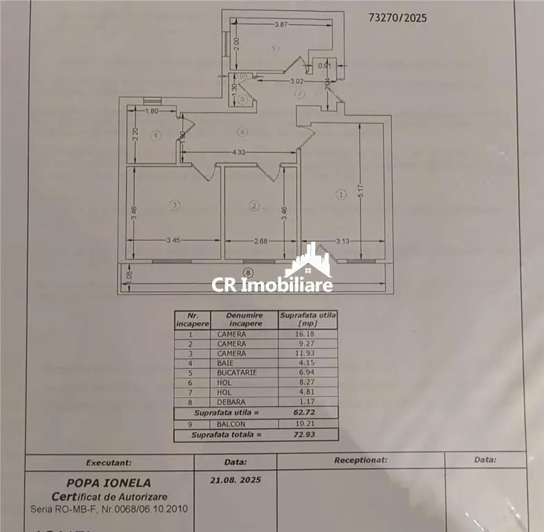 Apartament 3 camere Bucur Obor   Metrou - foto 1