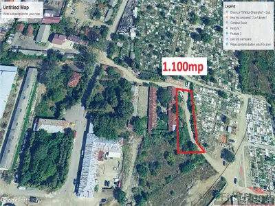 Teren 1.100mp intravilan curti constructii de vanzare in zona COMAT - foto 2