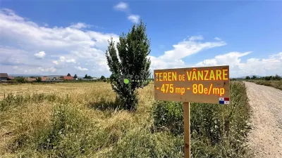 Teren intravilan - Harman - strada Aviatorilor  475 mp - Harman
