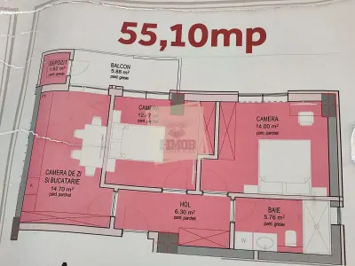 Apartament intabulat cu 3 camere etaj 2 balcon si parcare pe Doamna Stanca - foto 7