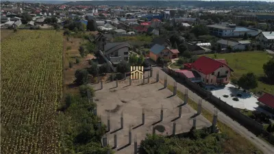 Teren 6500 mp - cu fundatie turnata si Autorizatie de Constructie! - Scheia