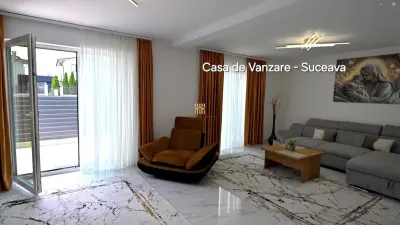 Casă Nouă de vânzare în Suceava Str. Săliște Complet mobilată și utilată Comision 0% - Scheia