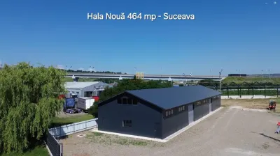 Hală Nouă de Închiriat în Ițcani, Suceava | 464 mp | Teren 800 mp | Acces TIR | E85 & Centura Sucevei | - Suceava
