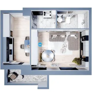 Potiers Towers Faza 2! Ap. 1 camera pret Promotional! - foto 3