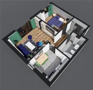 Apartament 1 cam D, Bl nou, 42 mp - foto 9