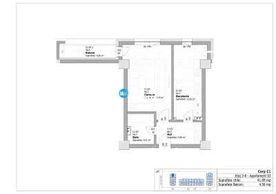 Avans 20% Tatarasi - 2 Baieti, apartamente clasice 1 camera, Proiect Nou! - foto 7
