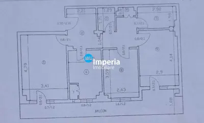 Apartament 3 camere Podul de Fier - Iasi